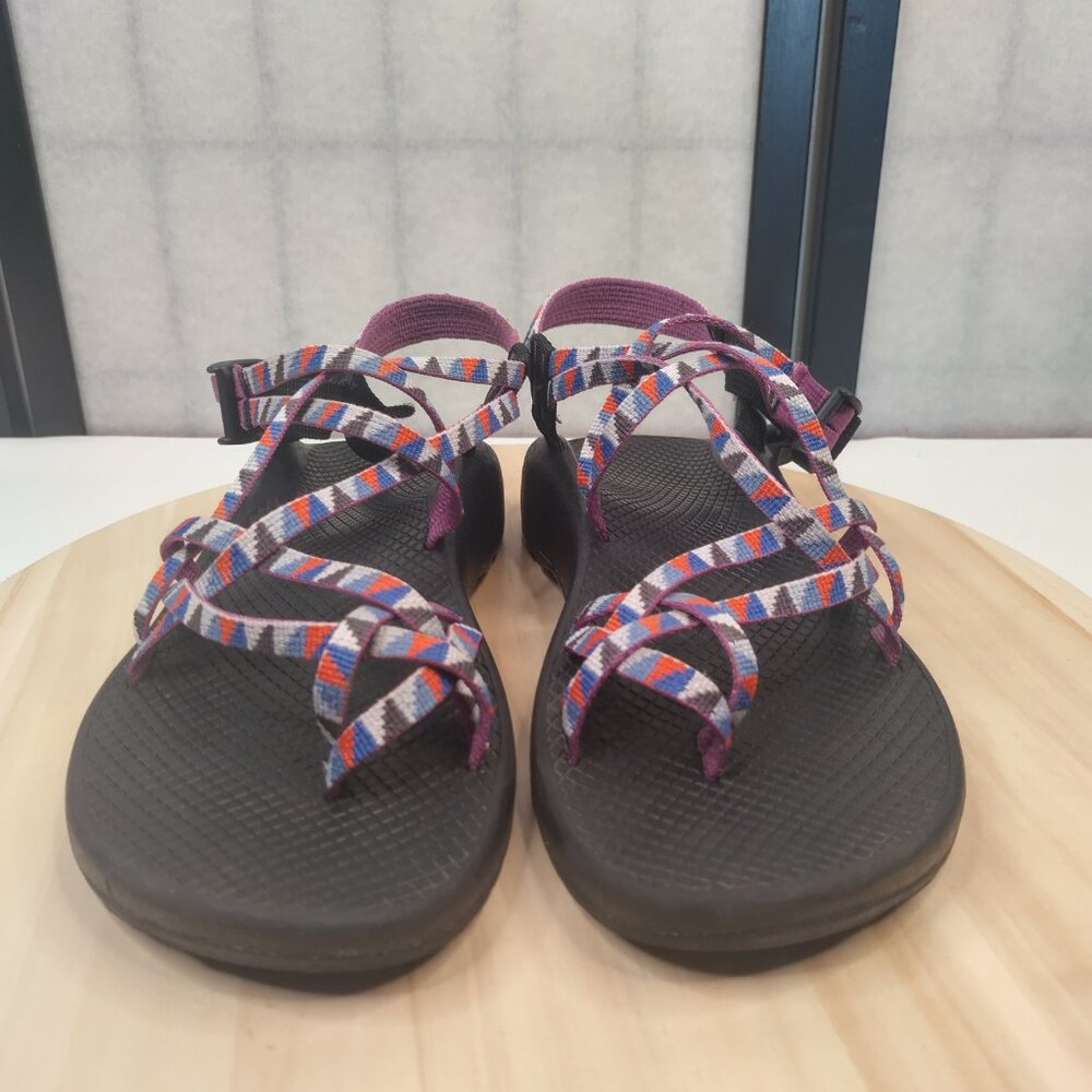 Chaco Zcloud X2 Remix Aztec Pattern Gray Multicol… - image 4